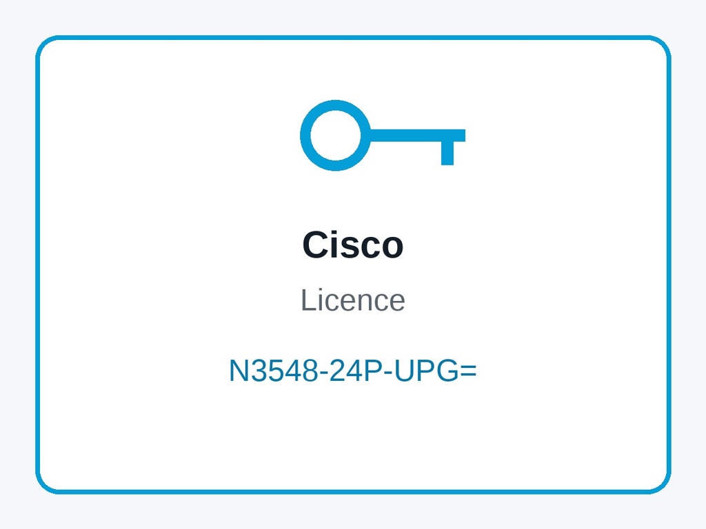 Cisco N3548-24P-UPG= 24-Port Upgrade Licence for Nexus 3548 Series