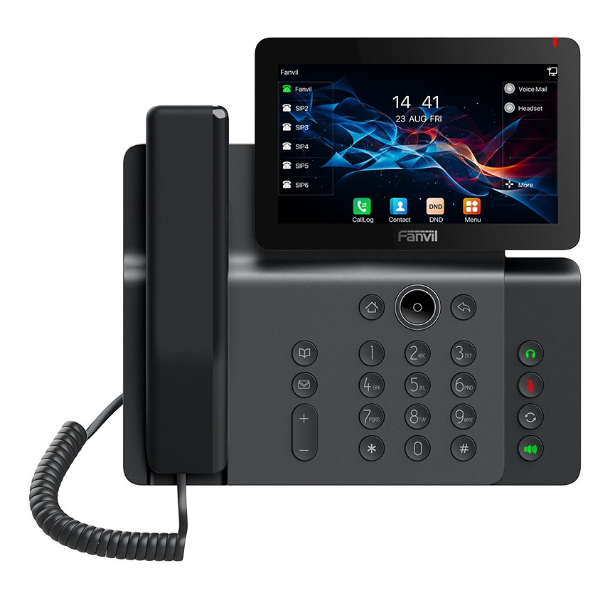 Fanvil V66 Prime Business IP Phone, 7-inch Adjustable Touch Screen, 20 SIP Lines, Wi-Fi 6, Bluetooth 5.4, PoE