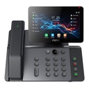 Fanvil V66 Pro Business IP Phone, Bluetooth Wireless Handset, 7-inch Touch Screen, 20 SIP Lines, Wi-Fi 6, PoE