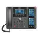Fanvil X210 Enterprise IP Phone, 4.3-inch Colour + Two 3.5-inch DSS Screens, 20 SIP Lines, Bluetooth, PoE