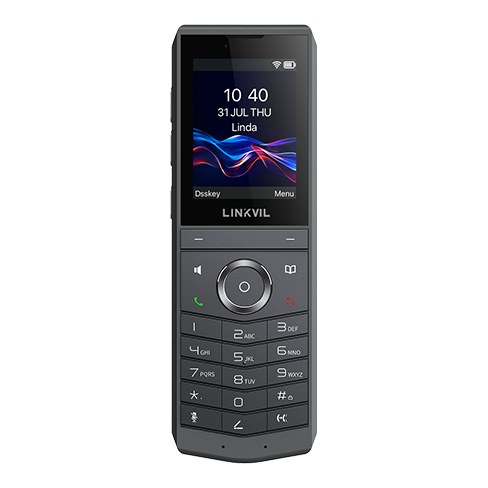Fanvil W620W LINKVIL Portable Wi-Fi Phone, 2.4-inch Screen, 8 SIP Lines, Wi-Fi 6, Bluetooth 5.0, PTT