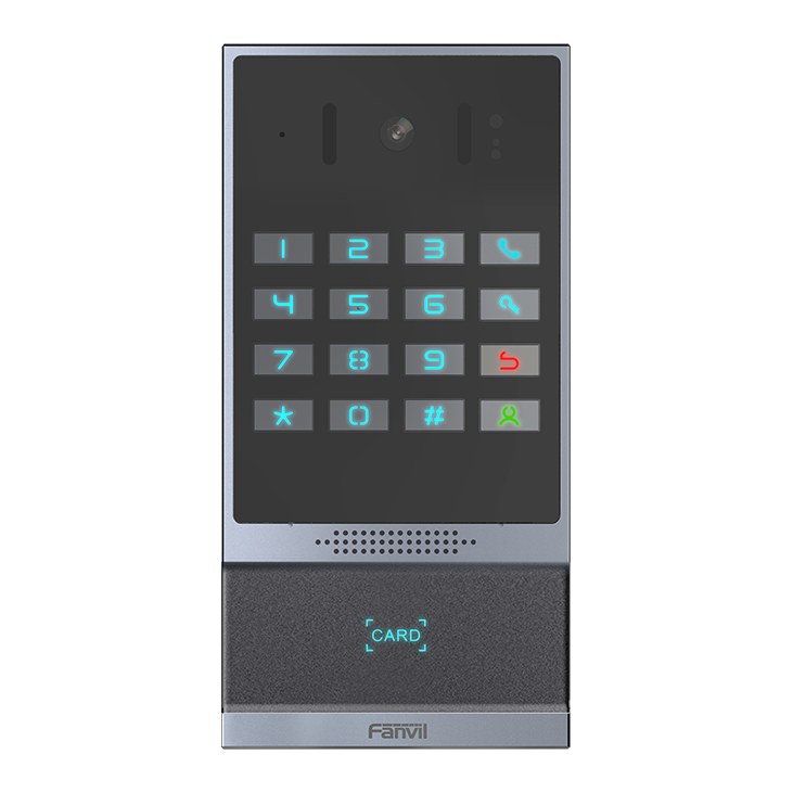 Fanvil i64 SIP Video Door Phone, 2MP Night-Vision Camera, 2 SIP Lines, IP66/IK07, PoE, ONVIF