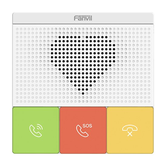 Fanvil Y501 SIP Healthcare Intercom, 2 SIP Lines, 3 Detachable Buttons, IP54, PoE, Wall Mountable