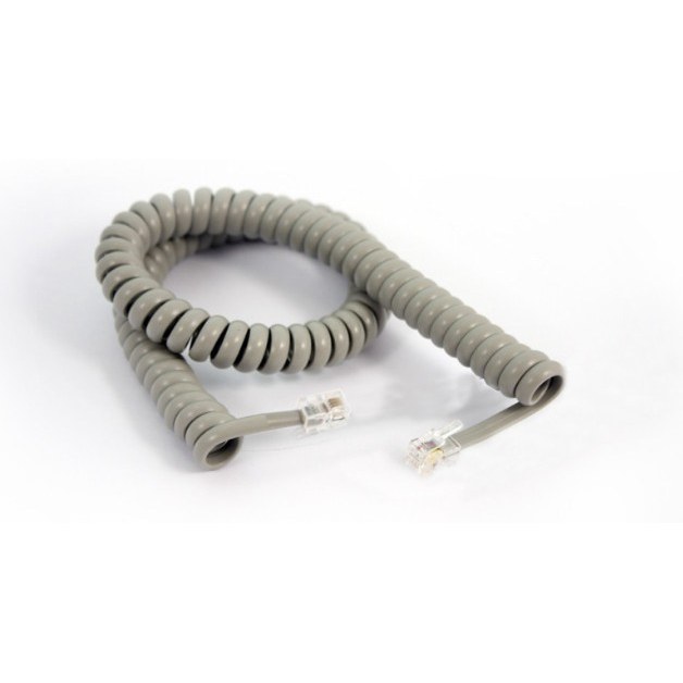 Fanvil Curly Handset Cord for V67/V65 Series, Grey, RJ9