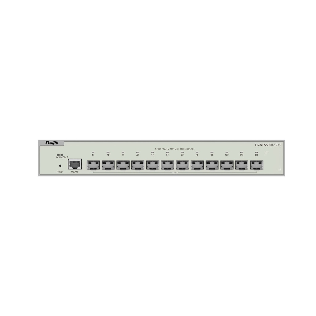 Ruijie RG-NBS5500-12XS 12-Port 10G SFP+ Layer 3 Cloud Managed Switch