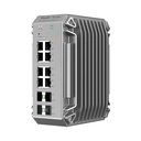 Ruijie RG-NIS3100-8GT4SFP-HP 12-Port Industrial Cloud Managed PoE+ Switch, 8 x PoE+, 4 x SFP, 240W, DIN Rail