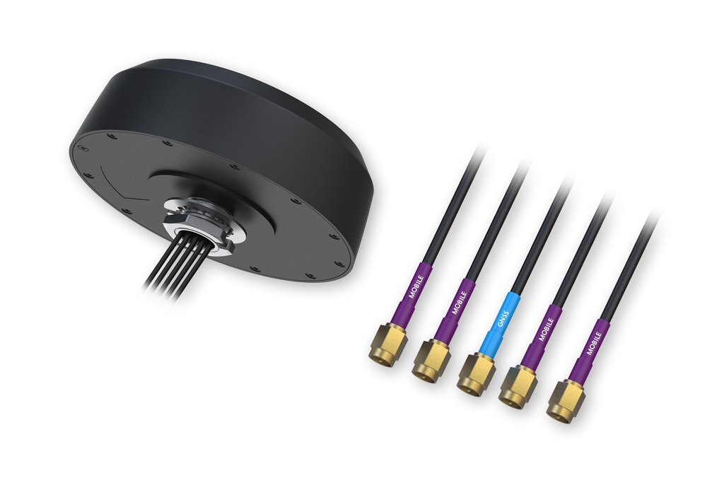 Teltonika PR1KCI49 5G Combo MIMO Mobile/GNSS Roof SMA Antenna