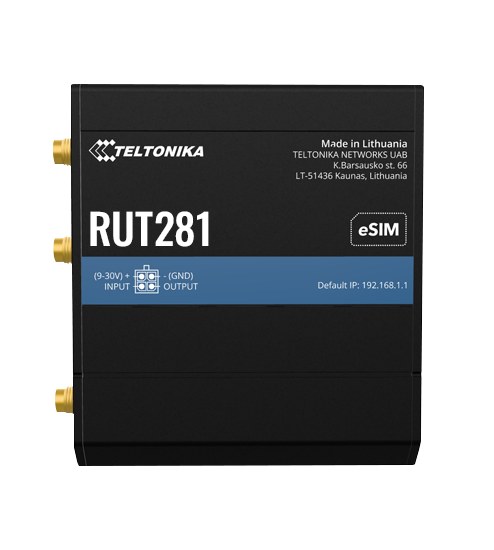 Teltonika RUT281 Compact Global LTE Cat 4 Router