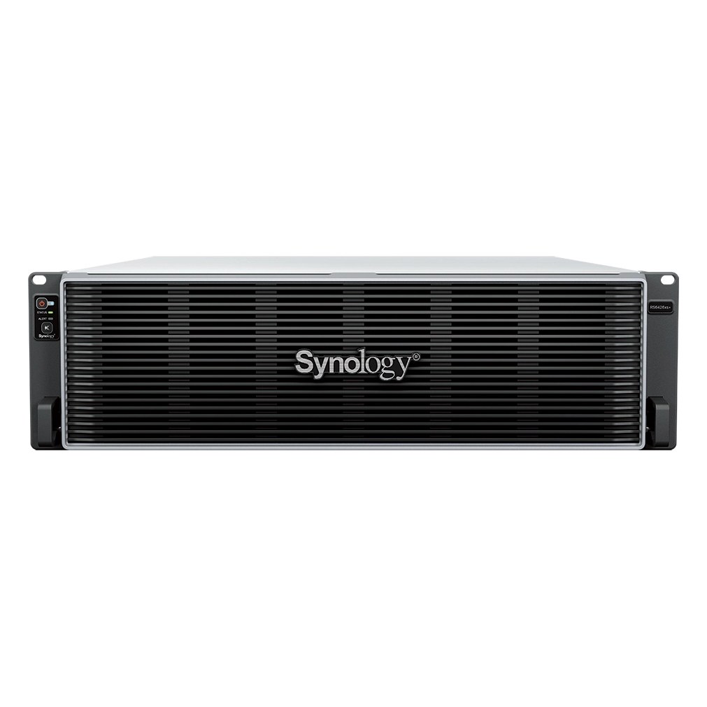 Synology RS6426xs+ 16-Bay 3U Rack NAS Xeon D-1739 16GB DDR4 ECC 2x 10GbE Redundant PSU (Diskless)