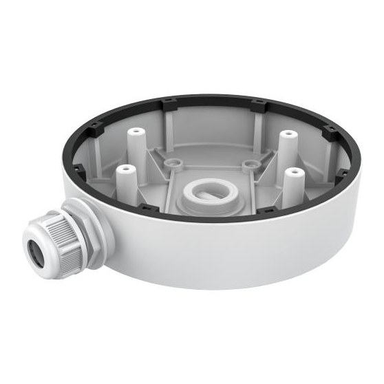 Hikvision DS-1280ZJ-DM55 Junction Box, Aluminium alloy, White