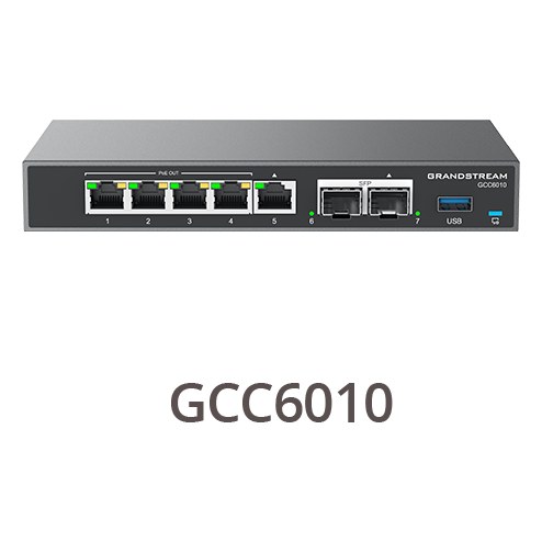 Grandstream GCC6010 UC and Networking Convergence Router Firewall IP PBX PoE Switch