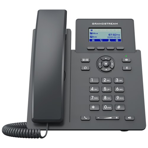Grandstream GRP2601 Essential 2-Line IP Phone 2 SIP Accounts LCD Power Adapter Included