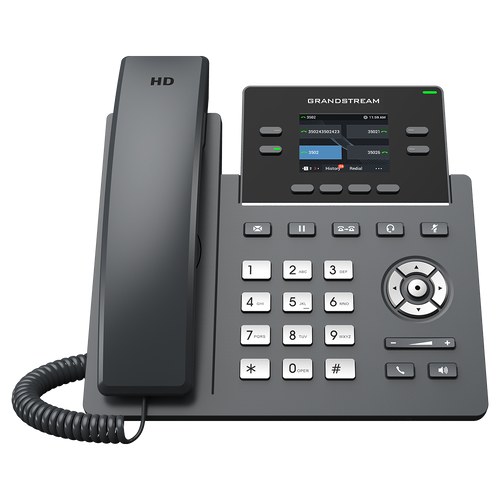 Grandstream GRP2612W 4-Line IP Phone 2.4-inch Colour LCD Dual-Band Wi-Fi PoE