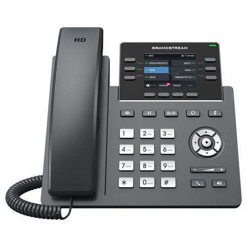 Grandstream GRP2613W 6-Line IP Phone 6 SIP Accounts Wi-Fi 6 Bluetooth Gigabit PoE