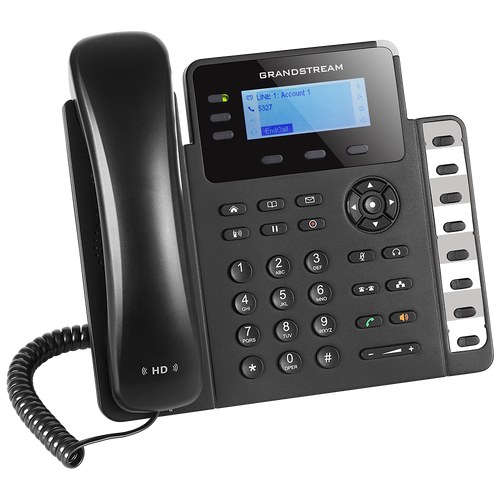 Grandstream GXP1630 Gigabit IP Phone 3 Lines 3 SIP Accounts 8 BLF Keys 2.98in Backlit LCD PoE