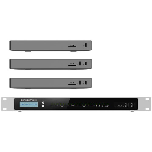 Grandstream UCM6308A Audio IP PBX 1500 Users 200 Concurrent Calls 8 FXO 8 FXS Gigabit PoE+