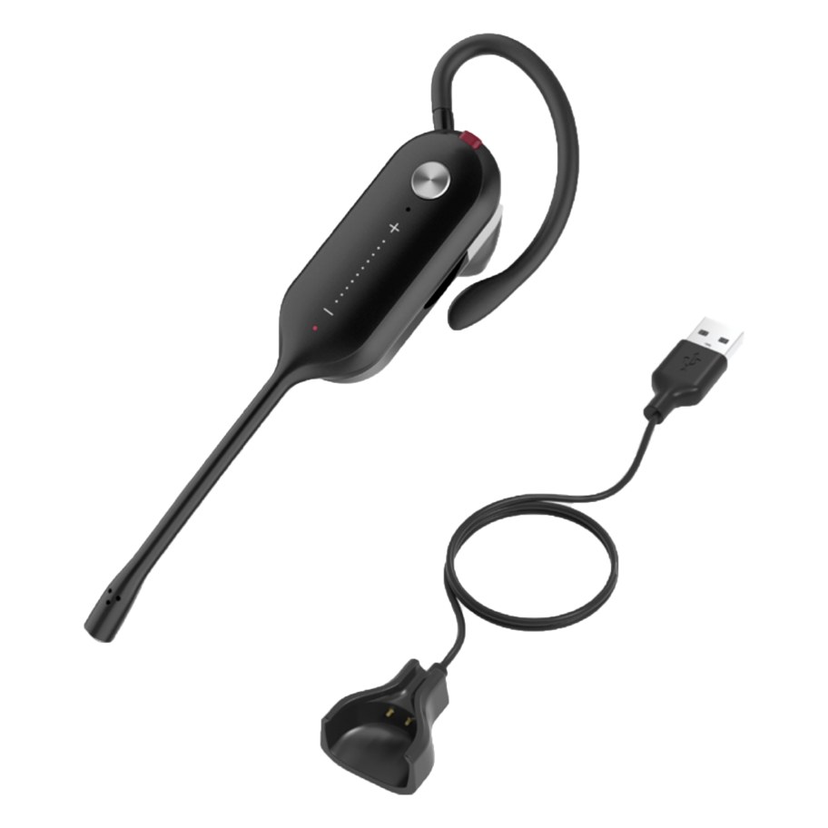 Yealink WHM631 Mono DECT Headset with Charging Cable for W70B, W80 and W90 Systems