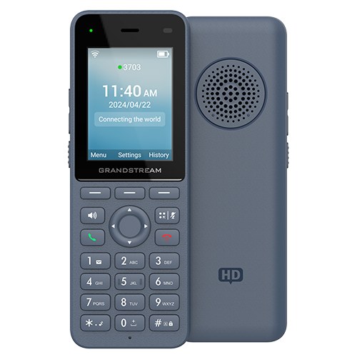 Grandstream WP826 Cordless Wi-Fi 6 IP Phone 3 SIP Accounts Bluetooth 12h Talk Time