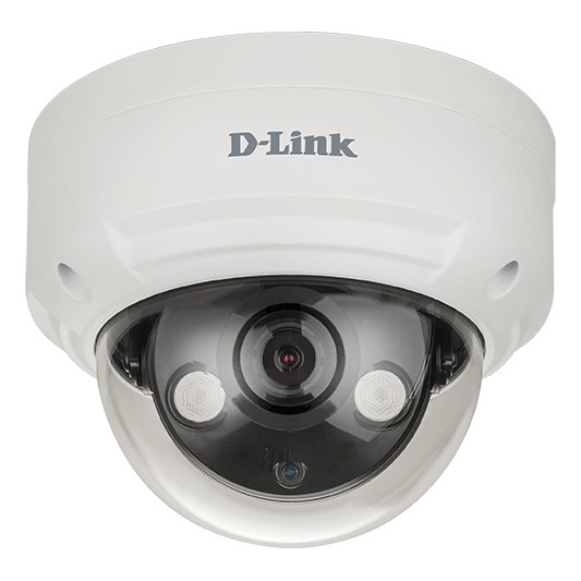 D-Link DCS-4612EK Vigilance 2MP H.265 Outdoor Vandal-Proof Dome PoE Camera with 30 m IR