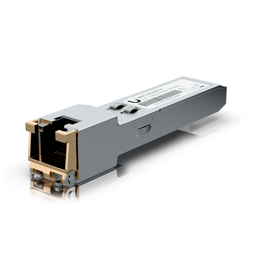 Ubiquiti UACC-CM-RJ45-1G RJ45 - SFP Transceiver Module, SFP to RJ45