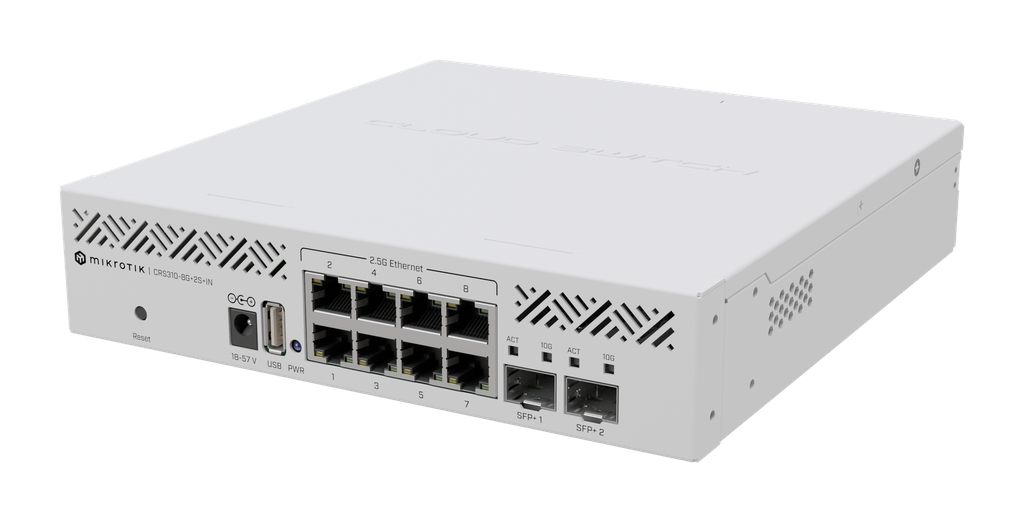 Mikrotik CRS310-8G+2S+IN Cloud Router Switch 8x 2.5Gb 2x SFP+