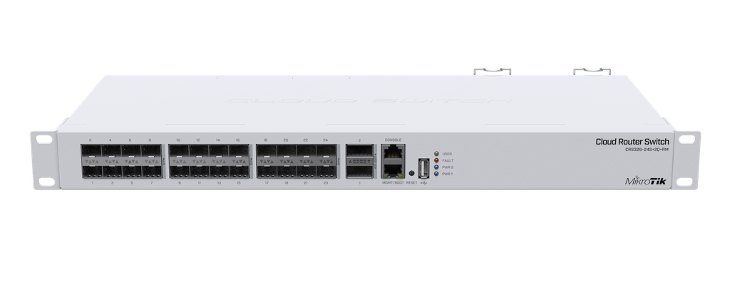 MikroTik CRS326-24S+2Q+RM 40Gpbs Switch 24 x SFP+, 2 x 40G QSFP