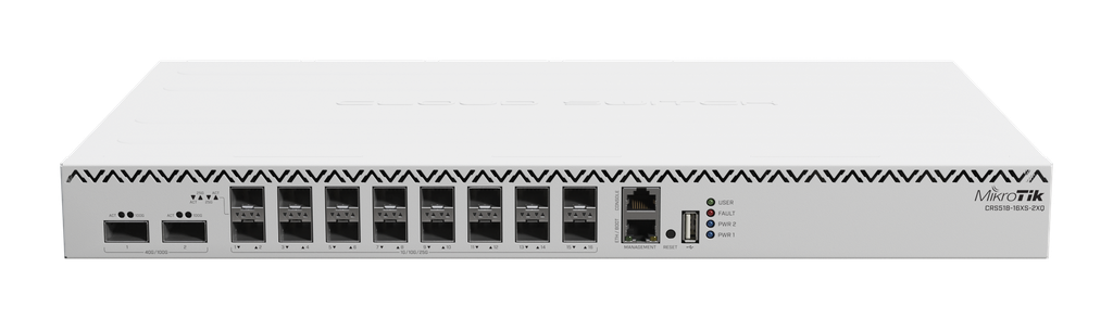 Mikrotik CRS518-16XS-2XQ-RM 2x 100G QSFP28 ports,16x 25G SFP28 ports