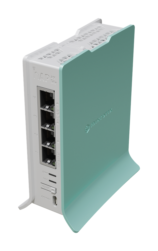 Mikrotik L41G-2axD - hAP ax Lite USB powered and enclosure L4 (USB C Power Supply Not Included)