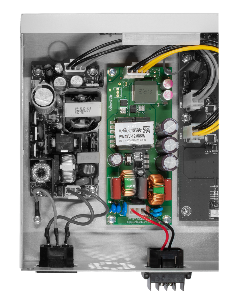 MikroTik PW48V-12V85W ±48 VDC Telecom Open Frame Power Supply