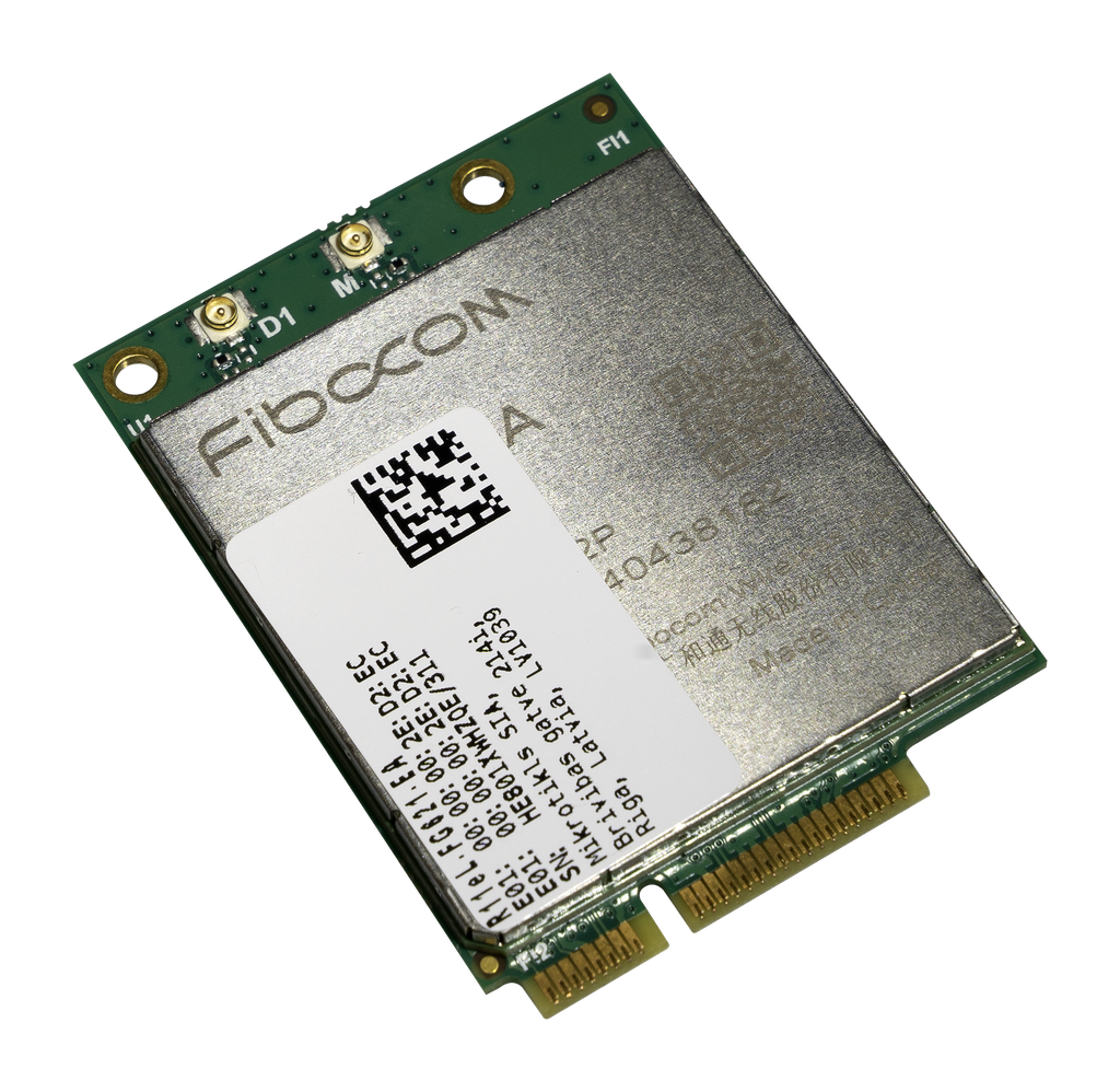 MikroTik R11eL-FG621-EA MiniPCIe CAT6 LTE card