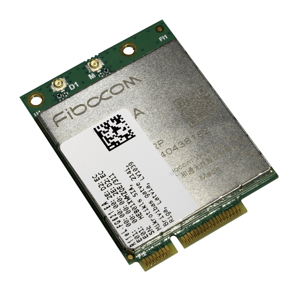 MikroTik R11eL-FG621-EA MiniPCIe CAT6 LTE card