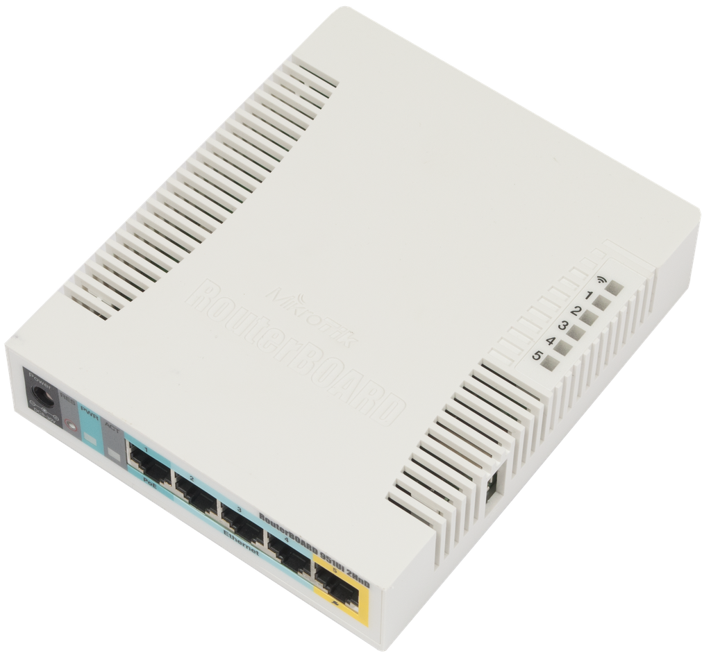 Mikrotik RB951Ui-2HnD 600MHz 128MB 5x LAN PoE Port 5 L4