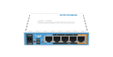 Mikrotik RB951Ui-2nD hAP 650MHz CPU 64MB RAM 5xLAN built-in 2.4Ghz 802.11b/g/n