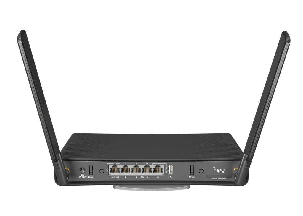 MikroTik RBD53iG-5HacD2HnD hAP ac³ ac3 Dual Band router 5 Gigabit Ports and 1 Passive POE