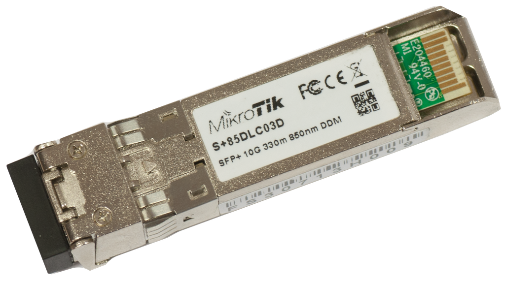 MikroTik S+85DLC03D SFP+ module 10G MM 300m 850nm
