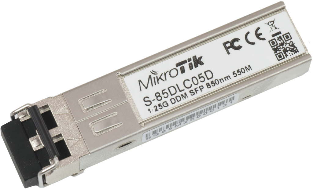 MikroTik S-85DLC05D SFP module 1.25G MM 550m 850nm