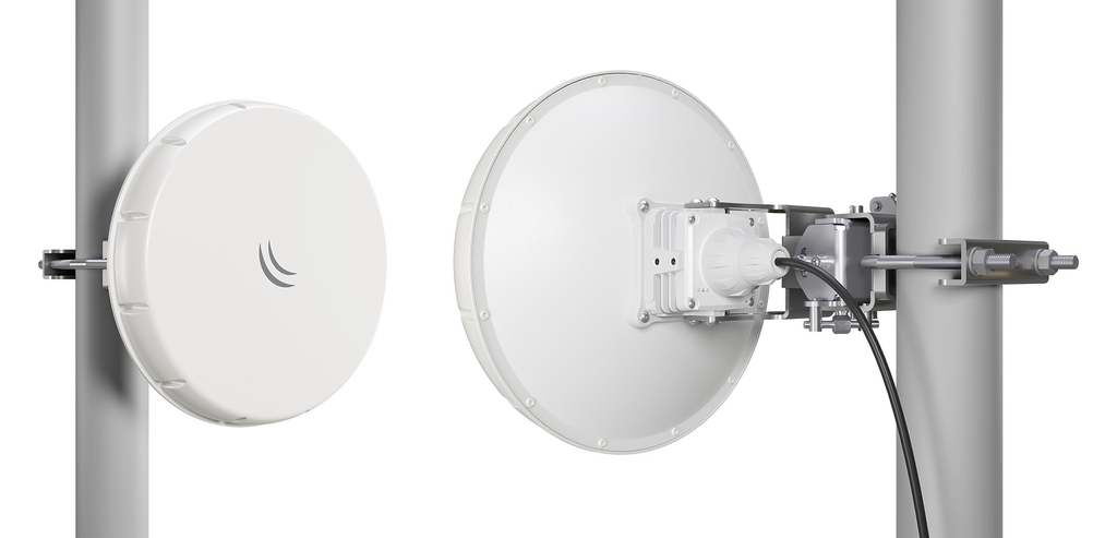 MikroTik nRAYG-60adpair Wireless Wire nRAY, pair of preconfigured nRAYG-60ad 60Ghz link