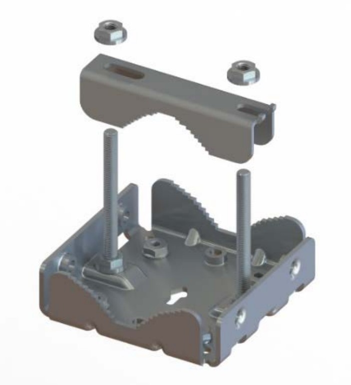 Cambium Networks C000000L137A Universal Pole Mount Bracket for 1" - 3" diameter poles