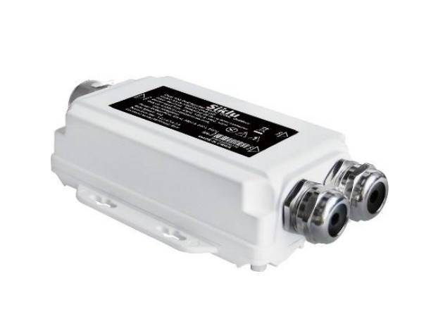 Siklu AX-IN-100W-DC-2PoE-O/D Outdoor Dual-Port 100W 48VDC PoE Injector, 1Gbps