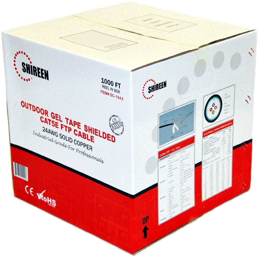 Shireen DC-1042 Outdoor Cat5e Shielded Dry Gel Tape 305m