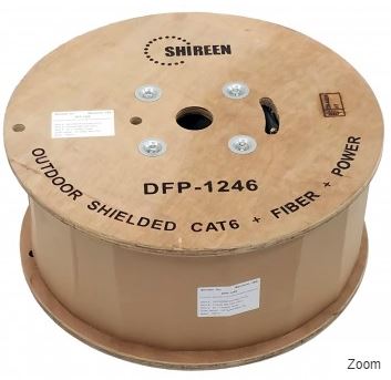 Shireen DFP-1246 Data, Fiber & Power Composite Cable - 152m
