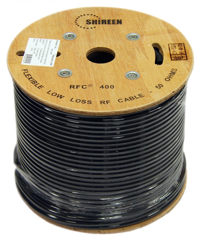 Shireen RFC400 Low-Loss 50 Ohm Coax Cable 152m Spool
