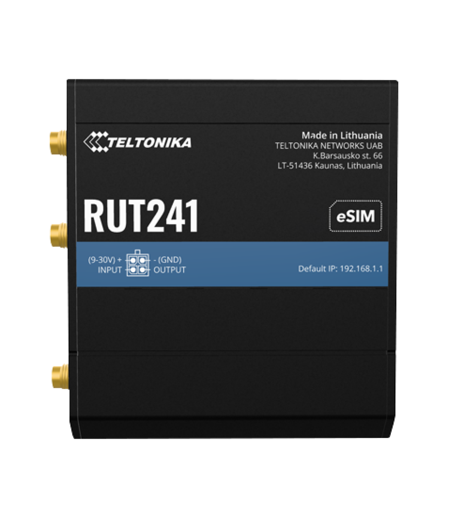 Teltonika RUT241 Compact Industrial 4G LTE Wireless Router