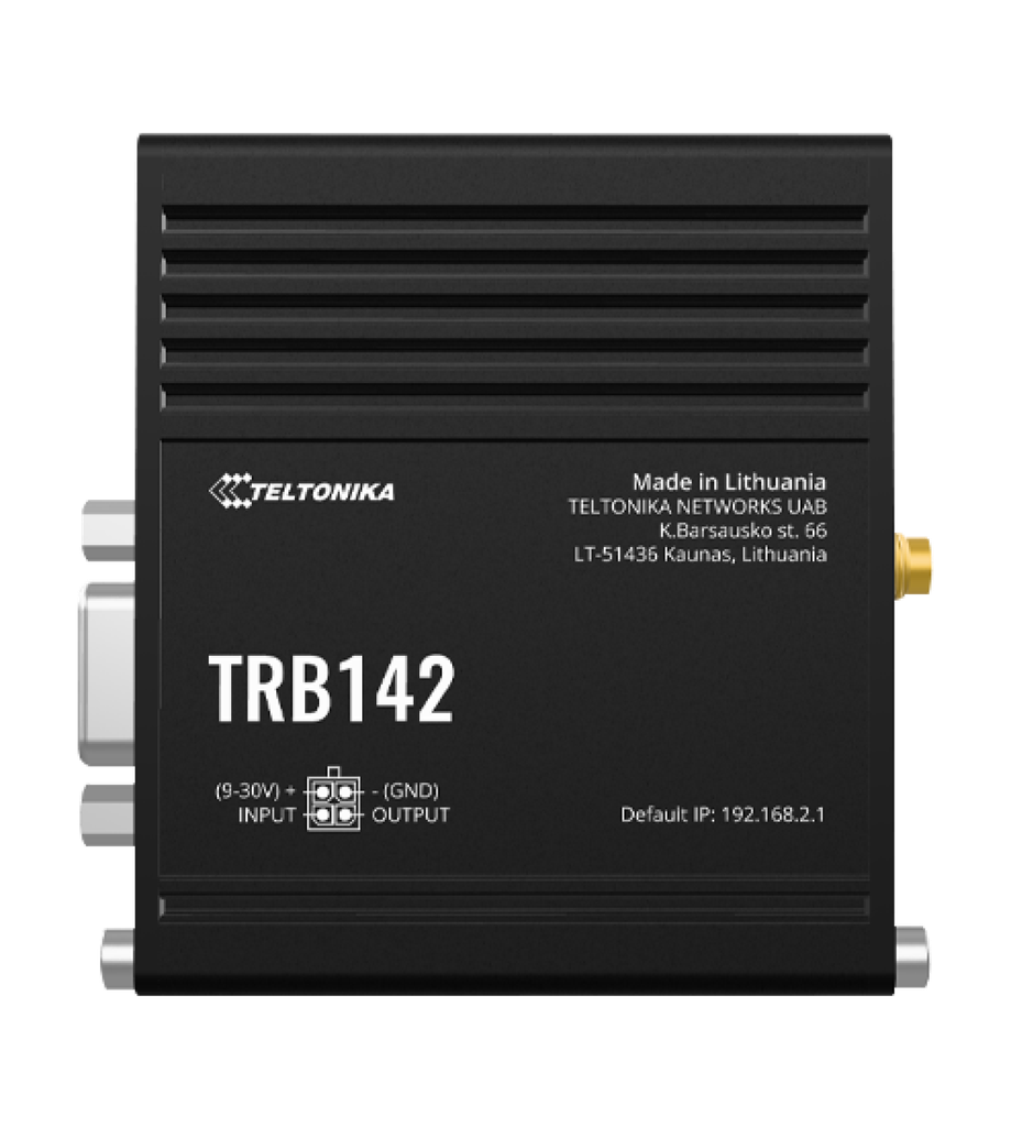 Teltonika TRB142 Industrial RS232 to 4G LTE IoT gateway