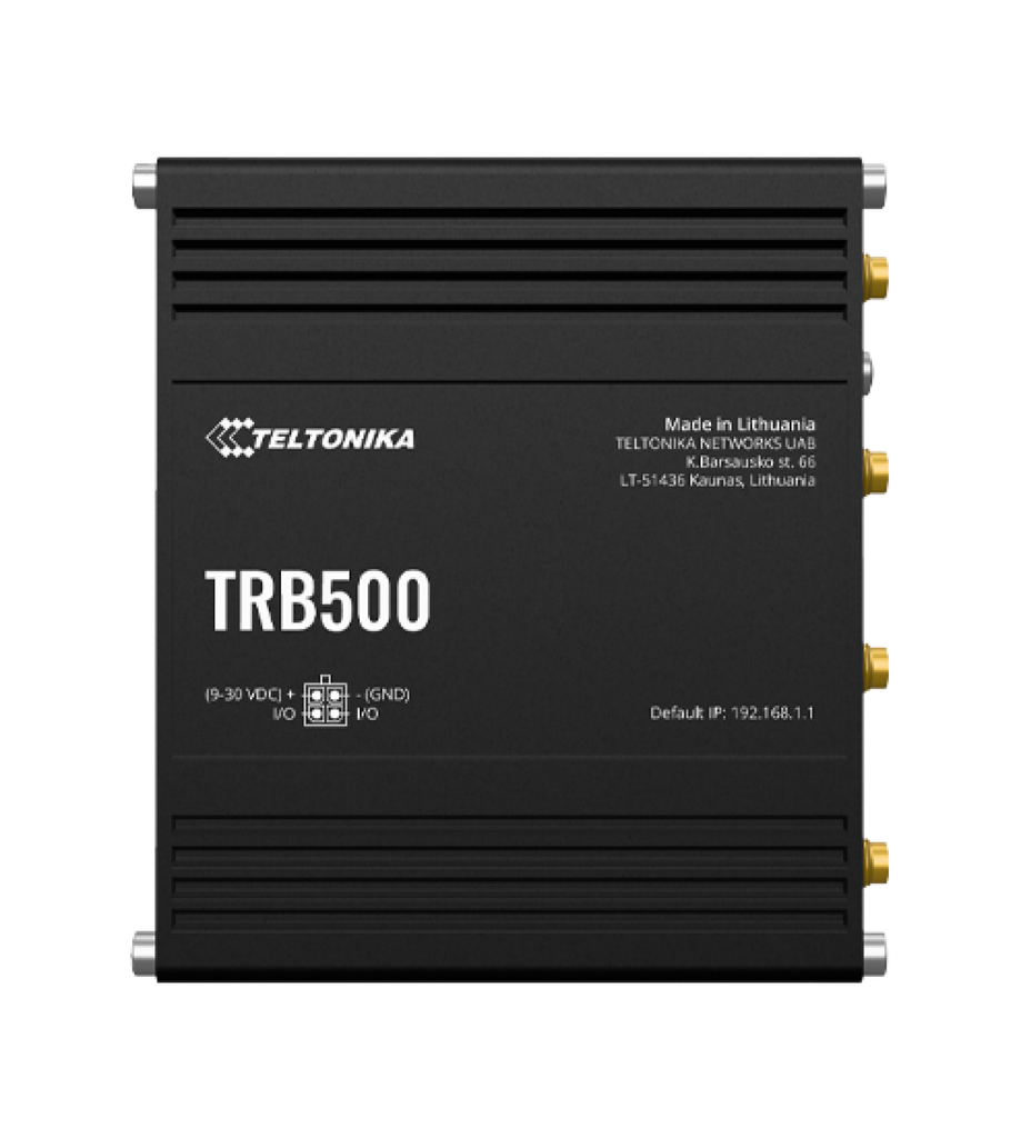 Teltonika TRB500 5G Industrial Gigabit Ethernet Cellular Gateway with I/O