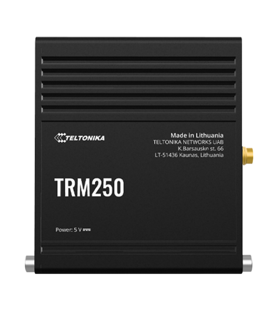 Teltonika TRM250 Industrial Cellular modem with multiple LPWAN connectivity options