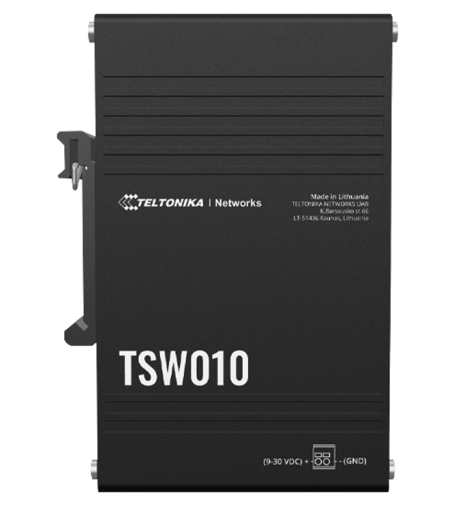 Teltonika TSW010 Din Rail Switch 5 x 10/100 Ethernet ports