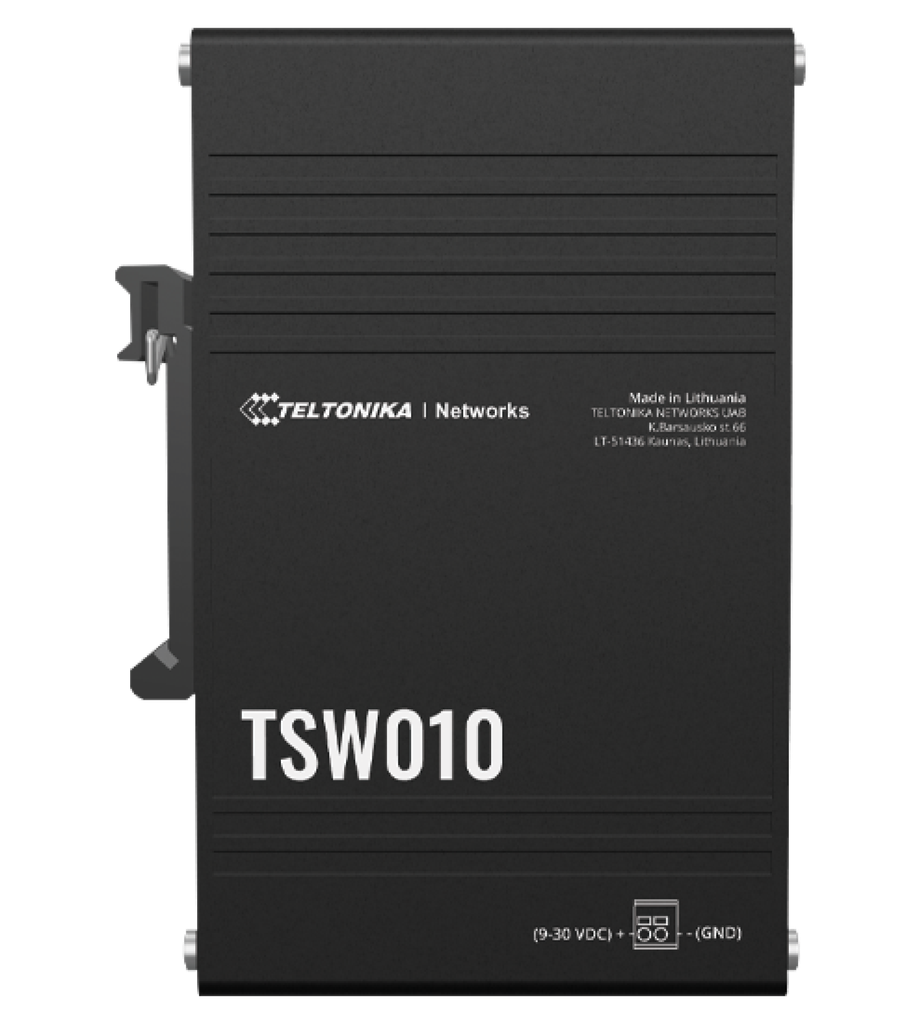 Teltonika TSW010 Din Rail Switch 5 x 10/100 Ethernet ports