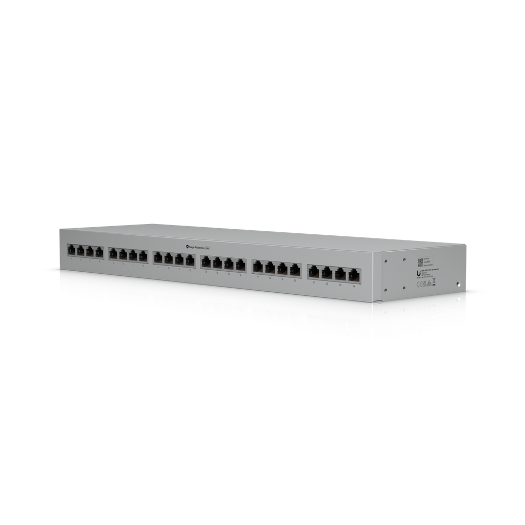 Ubiquiti UACC-ETH-SP-Panel-24 24 Port Rack-Mount Ethernet Surge Protection