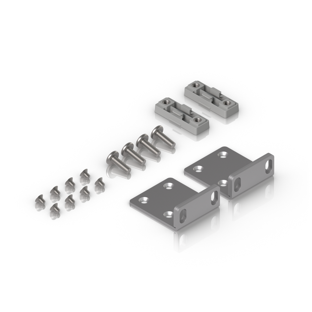 Ubiquiti UACC-Rack-Ear-1U Rack Mount Ears for UniFi Switches, NVR and UDM - 1U Silver